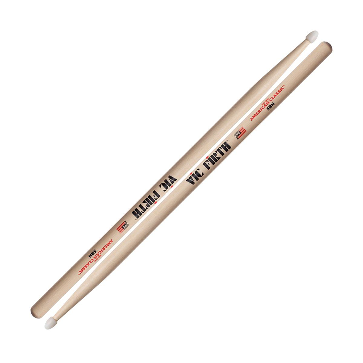 VIC FIRTH - Baquetas Vic Firth 5B American Classic Punta de Nylon