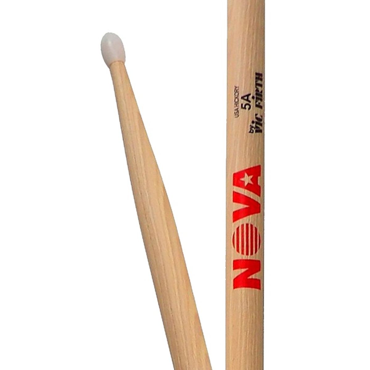 VIC FIRTH - Baquetas Vic Firth 5A NOVA Punta de Nylon