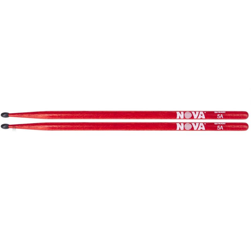 VIC FIRTH - Baquetas Vic Firth 5A NOVA Red Punta de Nylon