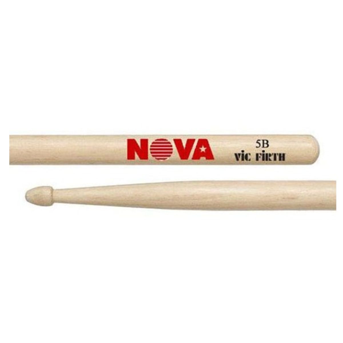 VIC FIRTH - Baquetas Vic Firth 5B NOVA Punta de Madera
