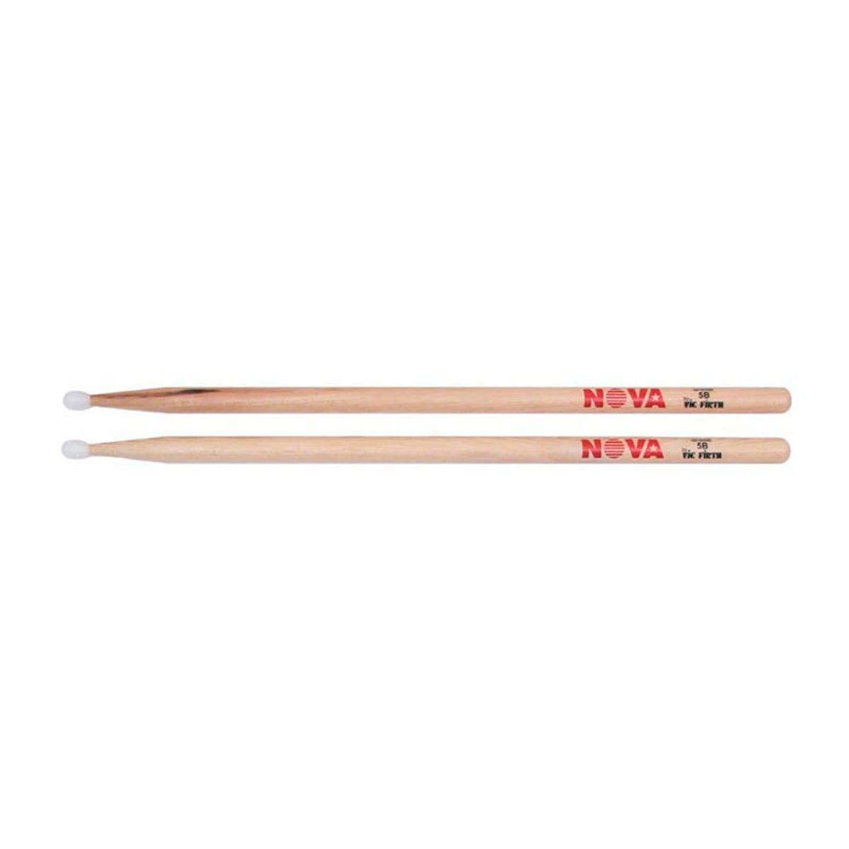 VIC FIRTH - Baquetas Vic Firth 5B NOVA Punta de Nylon