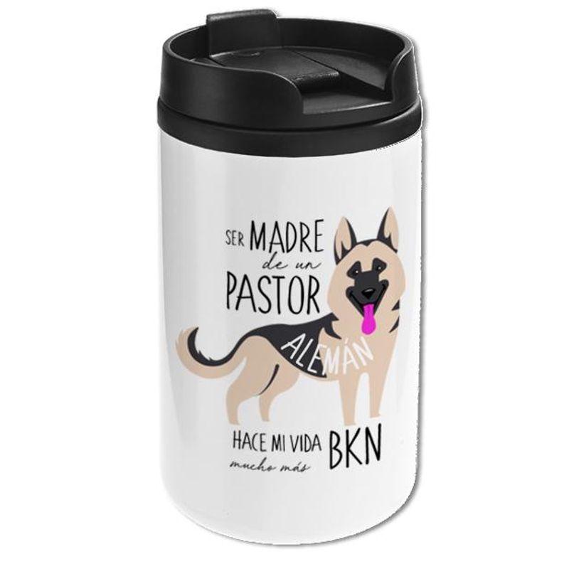 PETFY - Mug Mini Blanco - Pastor Aleman Blanco PETFY