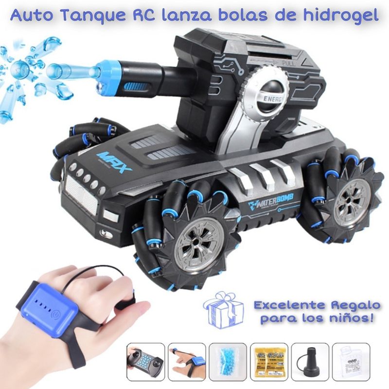 GENERICO - Tanque de Juguete Control Remoto y de Gestos 24Ghz Azul