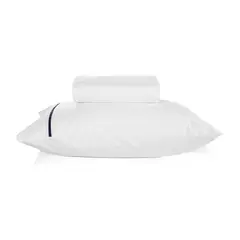KARSTEN - Sábana bajera Liam 1.5 plazas 180 hilos Blanca