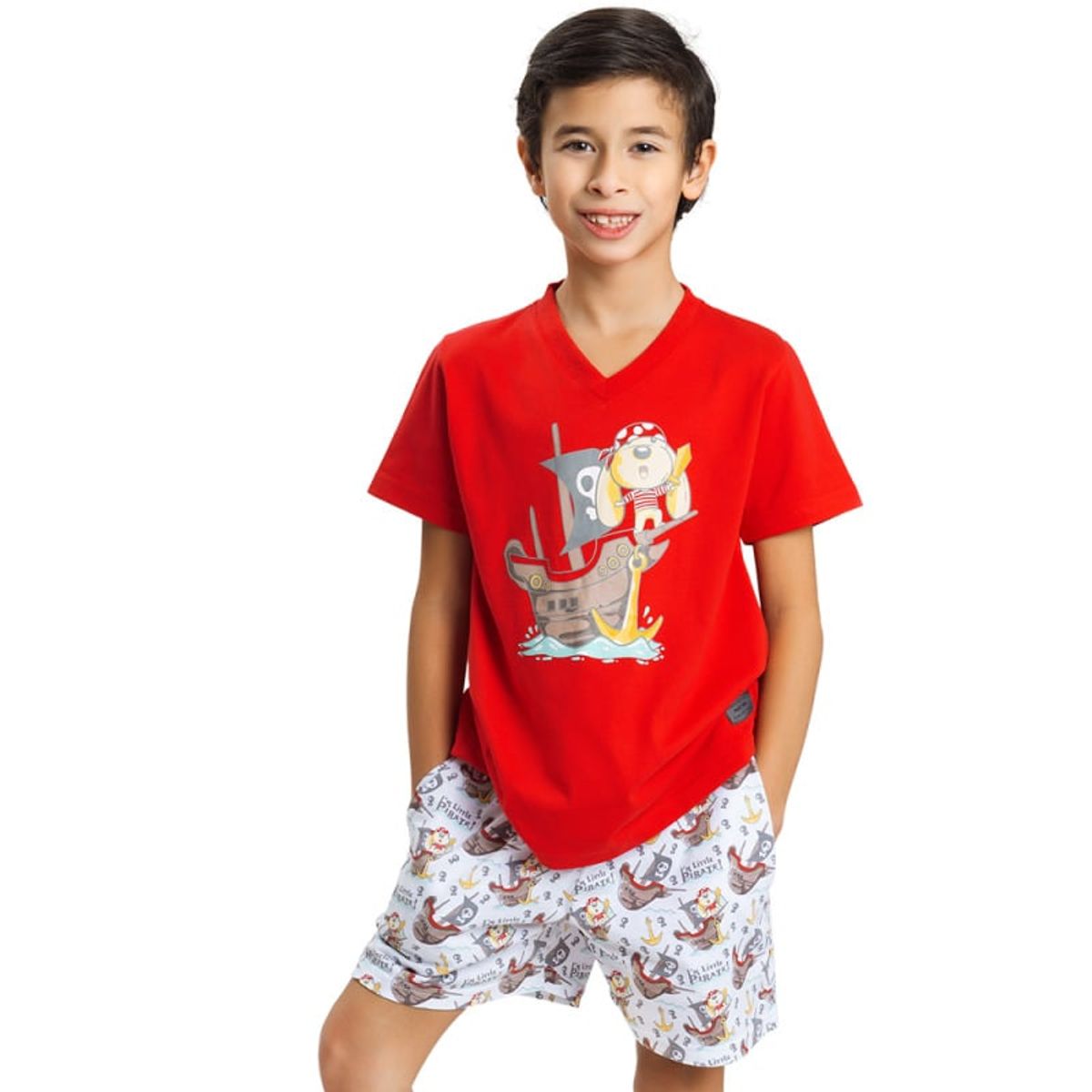 MON AMOUR - Pijama Algodón Corto Pirate Niño 410 Mon Amour