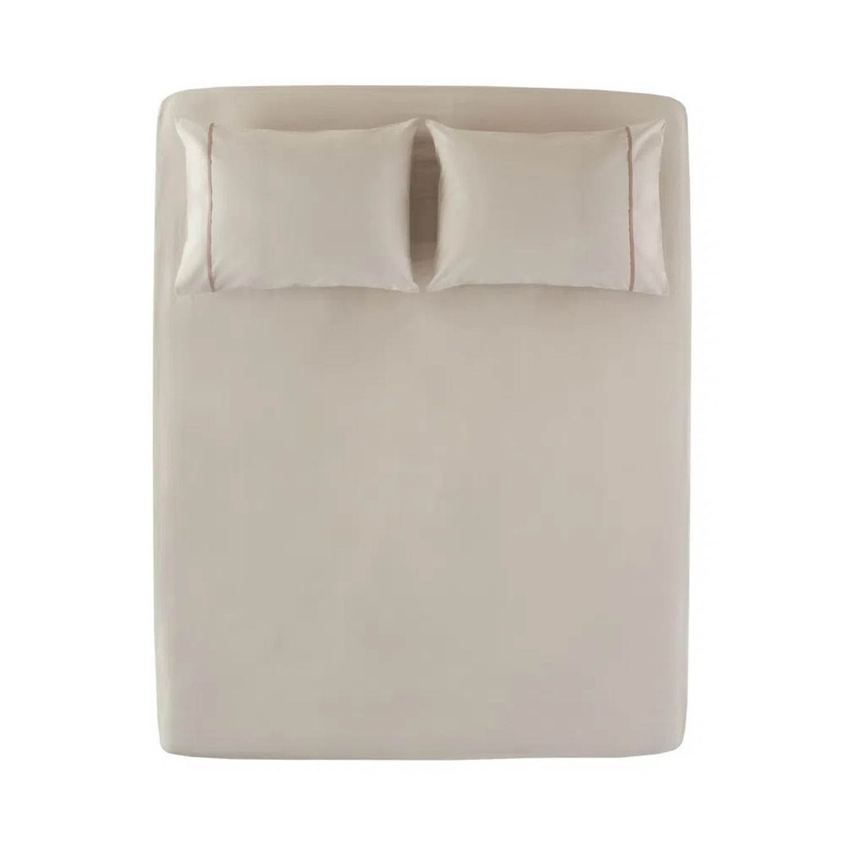 KARSTEN - Sábana bajera Karsten Liam Súper King 180 hilos Taupe