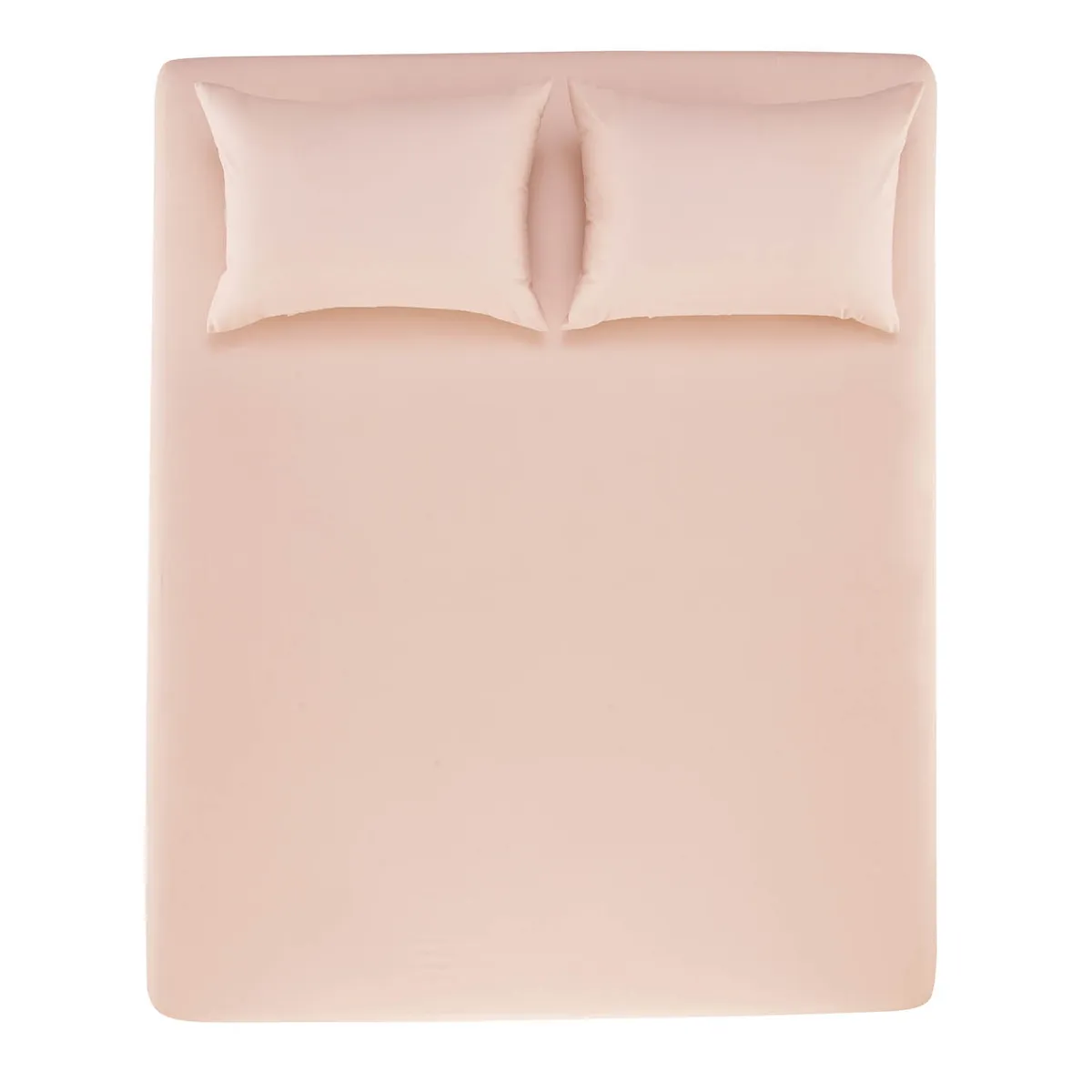 KARSTEN - Sábana bajera Karsten Nuance 1.5 plazas 150 hilos Rosa