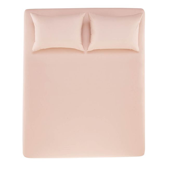 KARSTEN - Sábana bajera Karsten Nuance 1.5 plazas 150 hilos Rosa