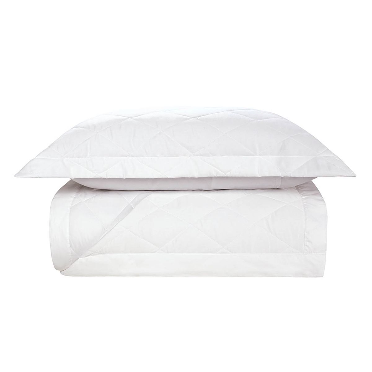 KARSTEN - Cubrecama Karsten Domos 1.5 plazas 270 hilos Blanco