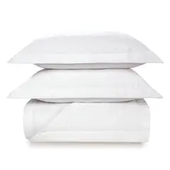 KARSTEN - Cubrecama Domos Súper King 270 hilos Blanco