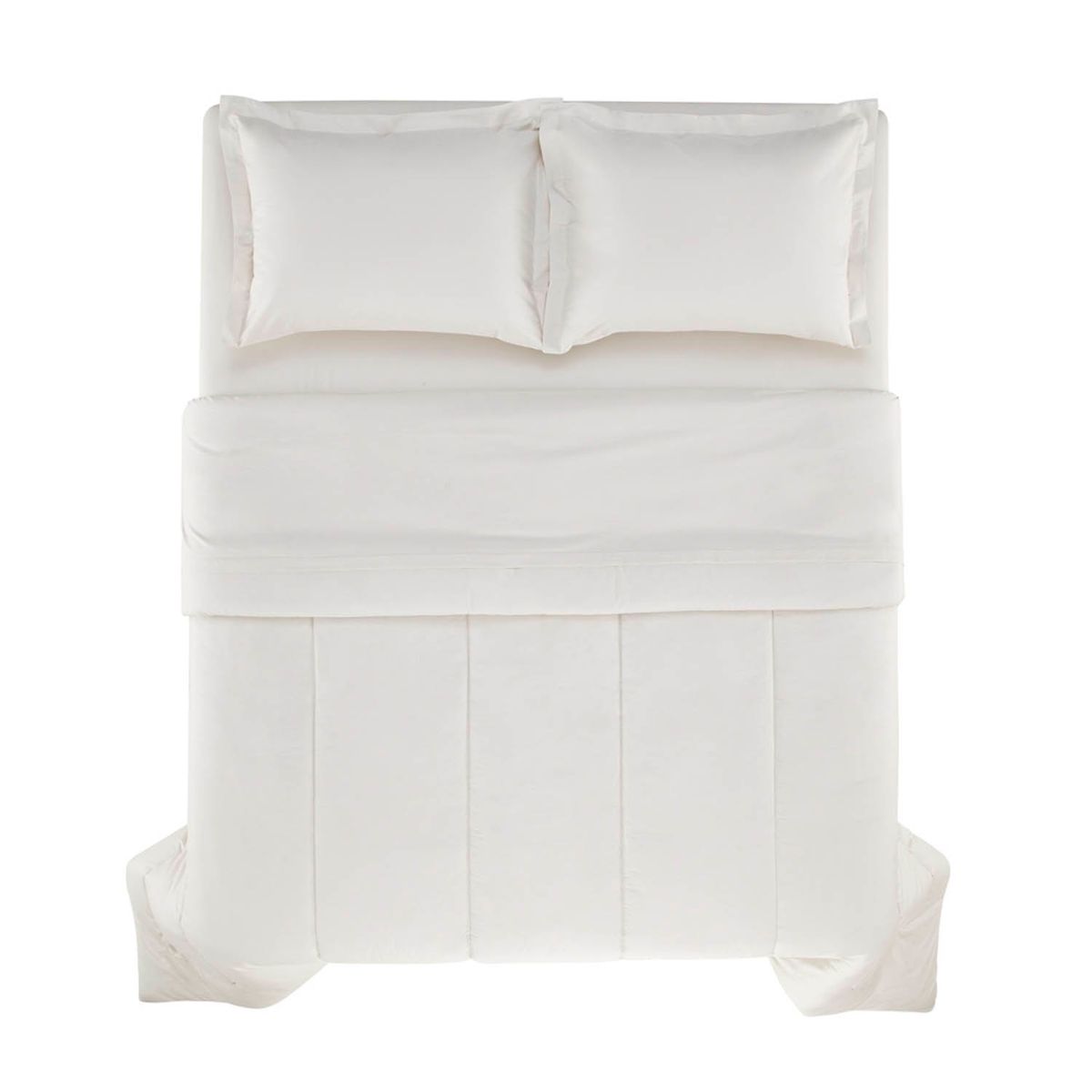 KARSTEN - Plumón Karsten Liss 1.5 plazas 180 hilos Blanco