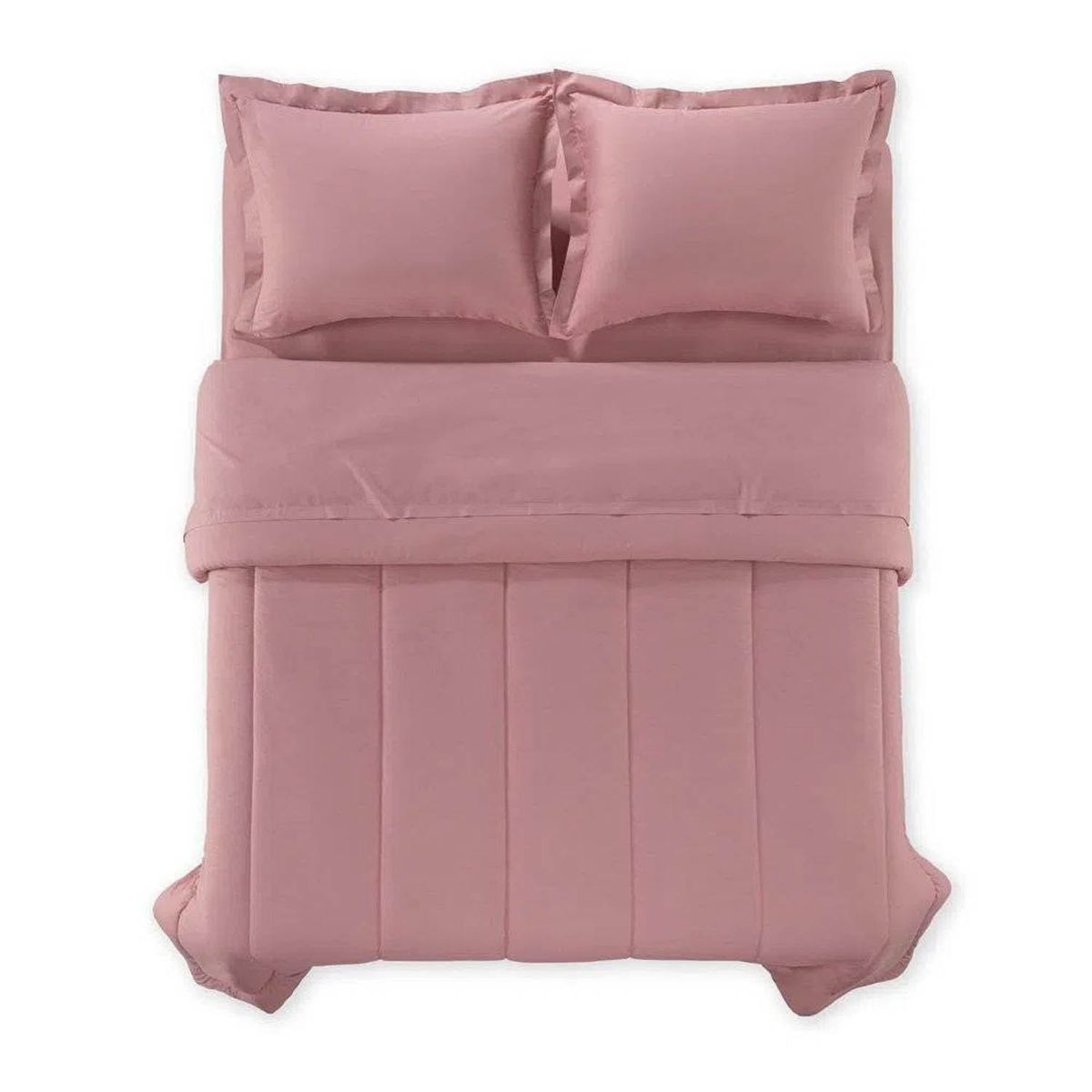 KARSTEN - Plumón Karsten Liss 1.5 plazas 180 hilos Rosa