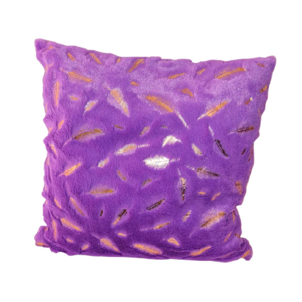 GENERICO - Funda Para Cojin De Plumas - Pelo Corto - Lila