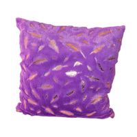 Funda Para Cojin De Plumas - Pelo Corto - Lila