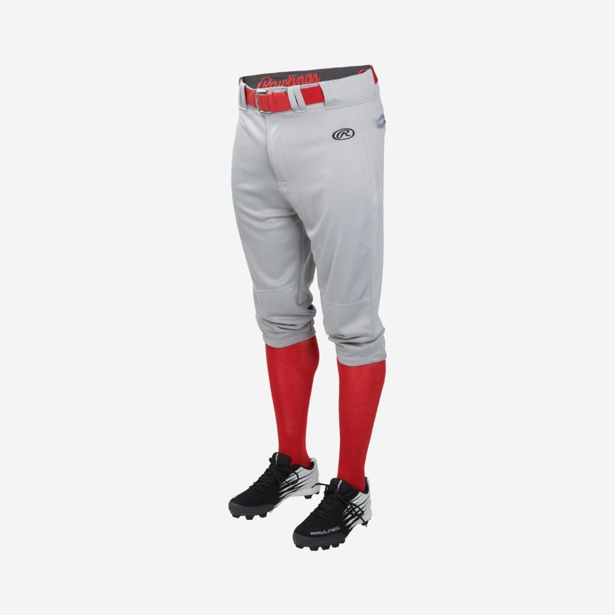 RAWLINGS - Pantalon De Baseball Para Lanzador Adulto 3/4-Gris Rawlings RAWLINGS