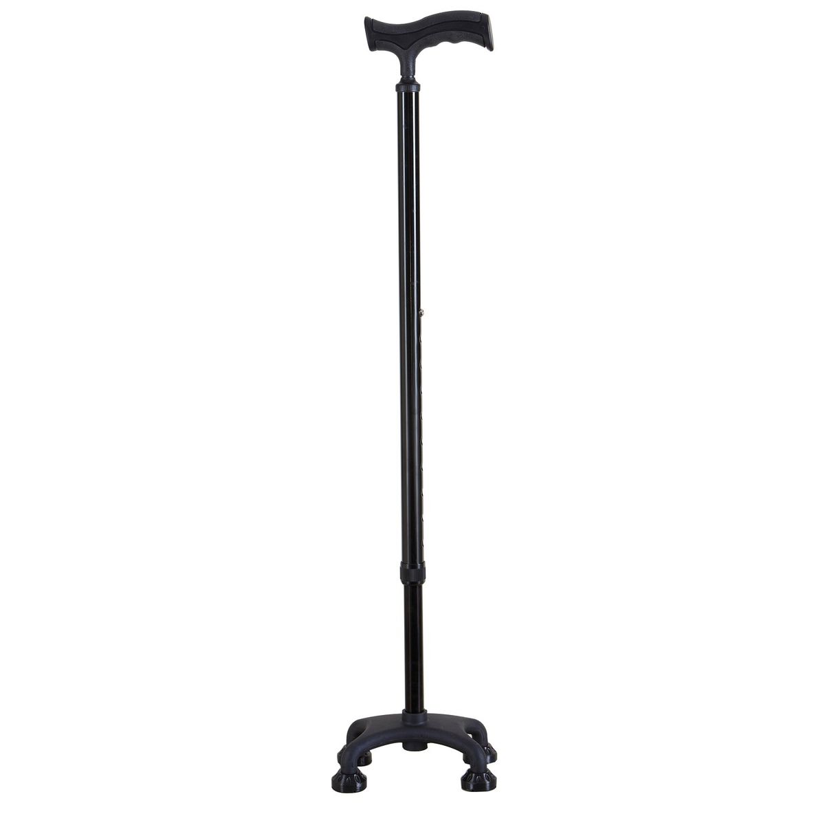 FIRST CARE - BASTÓN DE 4 APOYOS T PREMIUM NEGRO