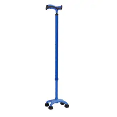 FIRST CARE - BASTÓN DE 4 APOYOS T PREMIUM AZUL