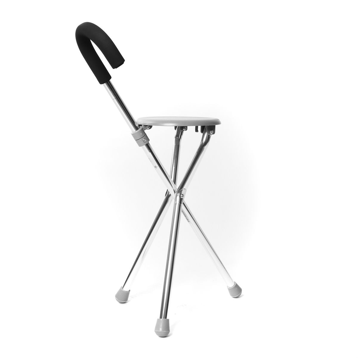 FIRST CARE - BASTÓN CON ASIENTO - GRIS