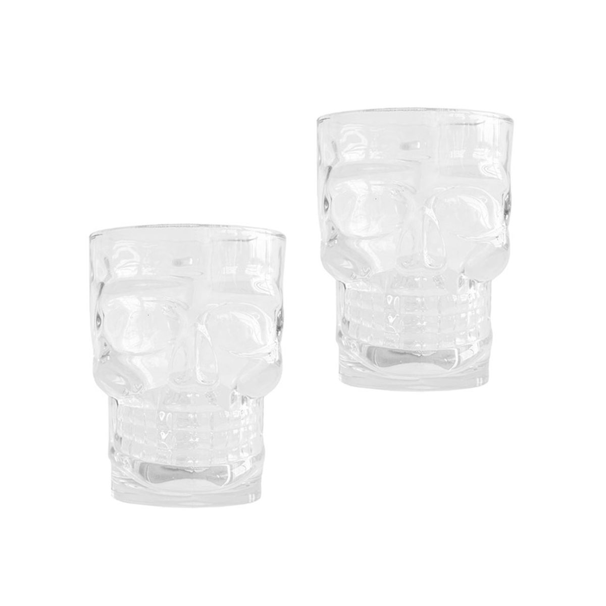 GENERICO - Vasos Cerveceros Set 2 Pzas 540ml Calavera Colores