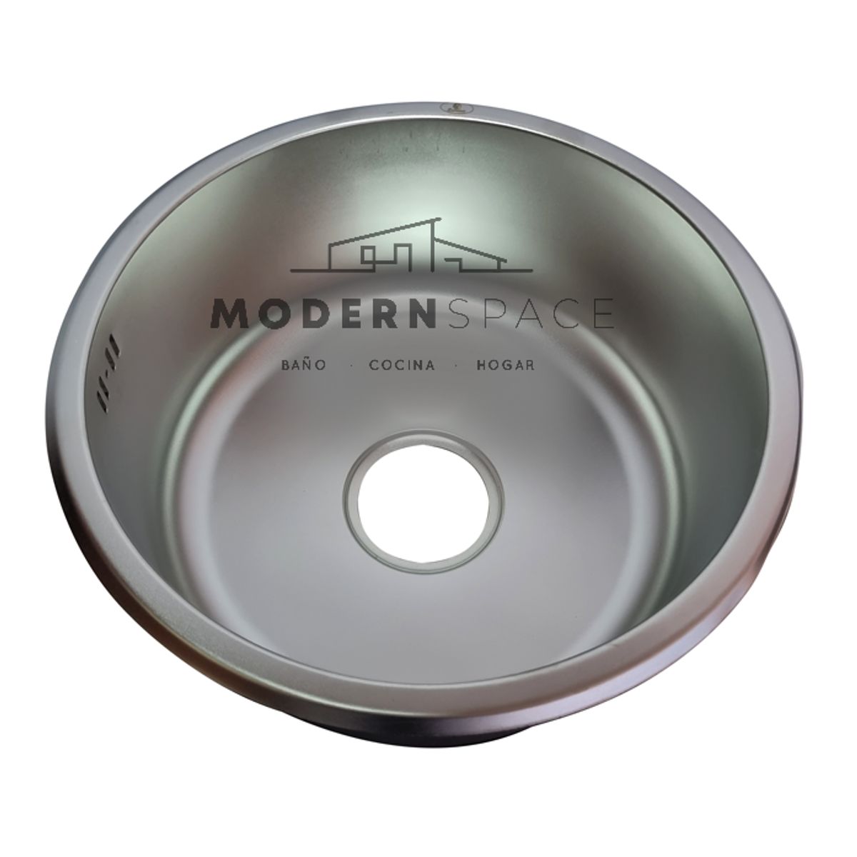 MODERN SPACE - Lavaplatos Sobre Cubierta Acero Inoxidable 42x42 Modern Space.