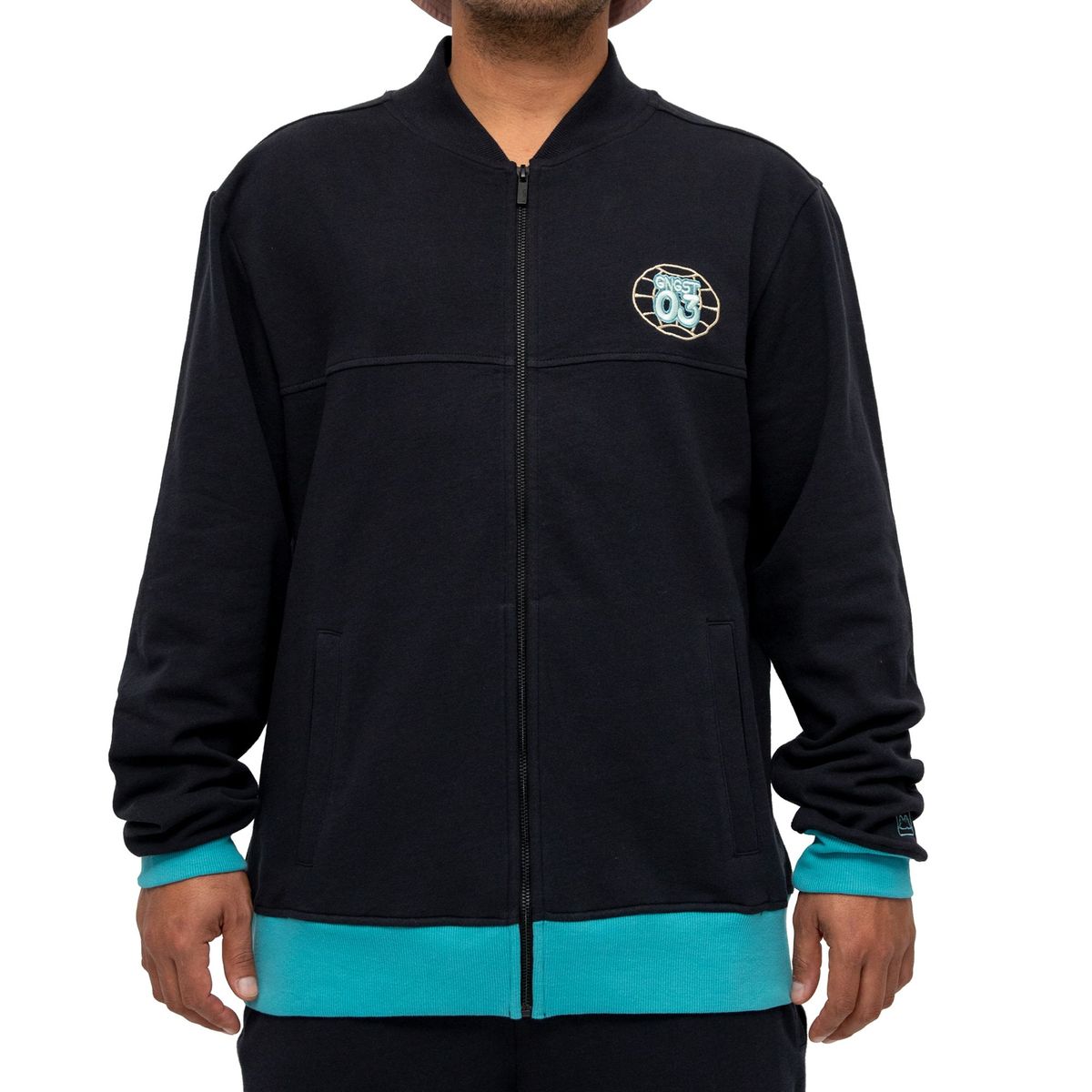 GANGSTA - Chaqueta Hombre Globo Black