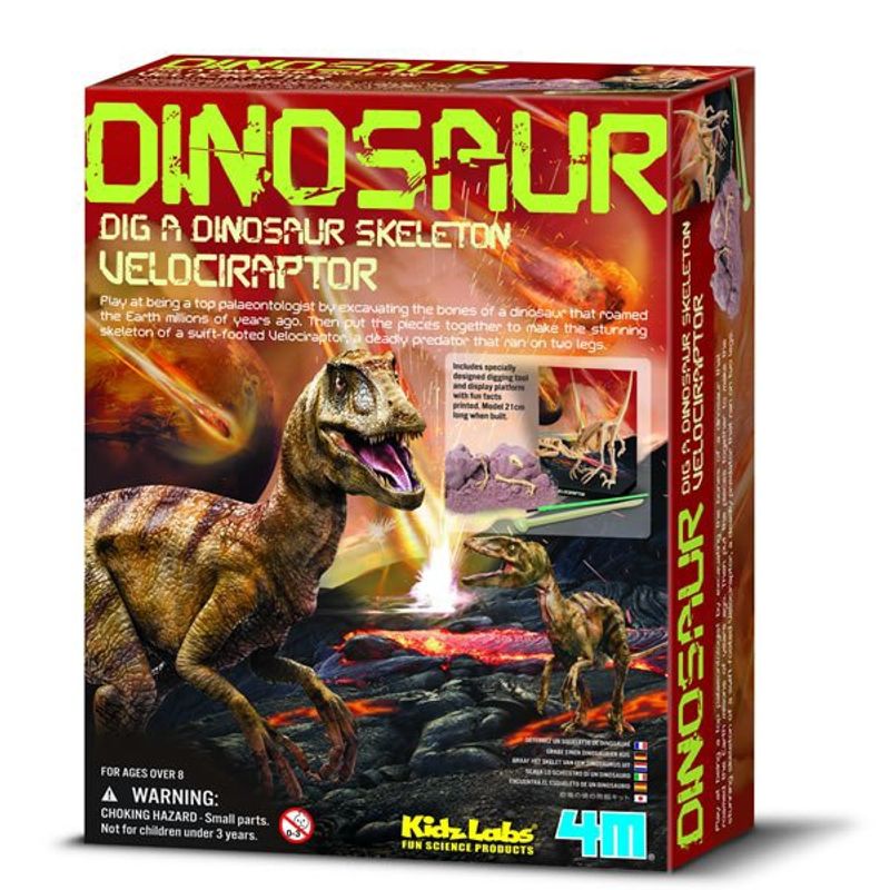 4M - Dinosaurio Velociraptor Excava 4M