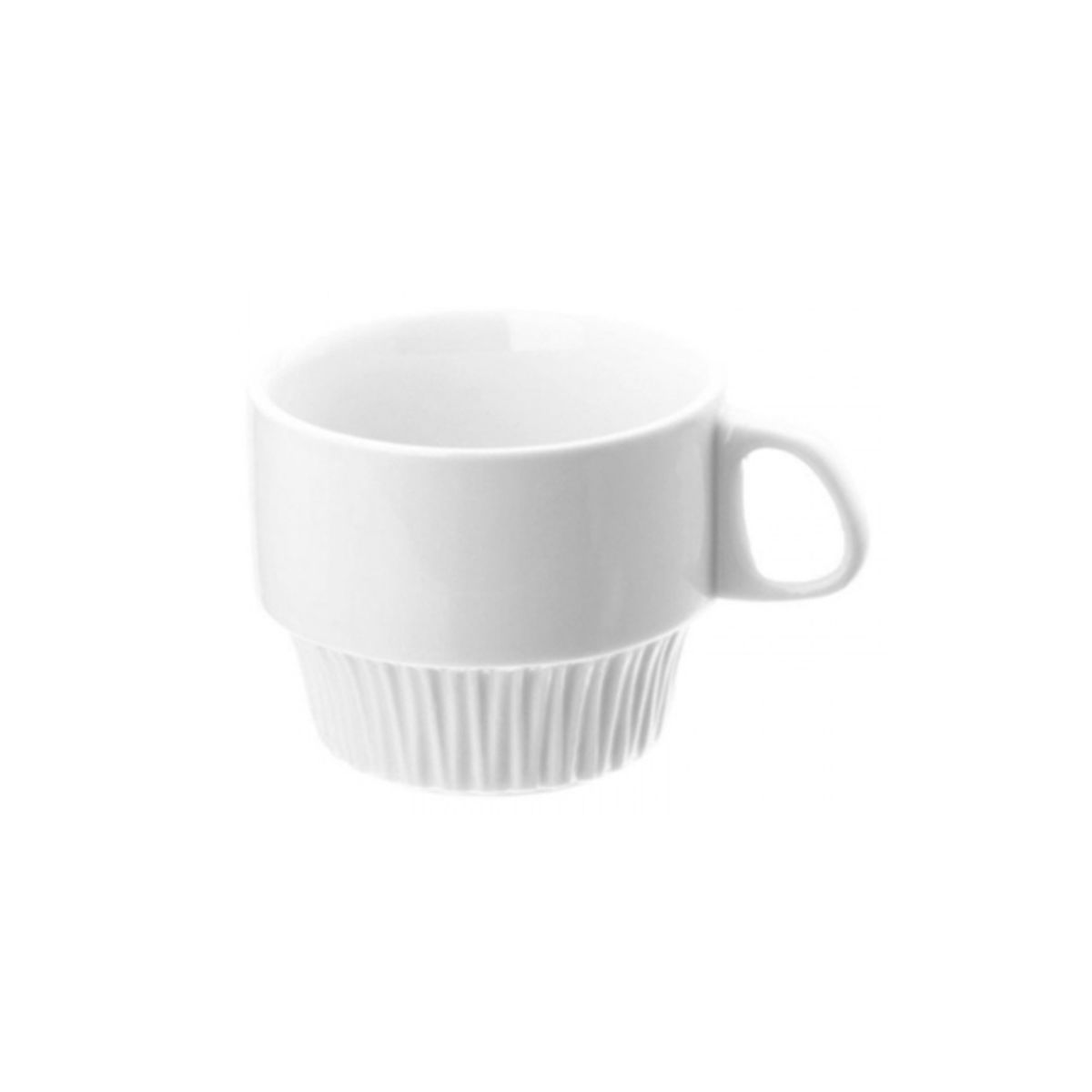 STAR FINE PORCELAIN - SET DE 12 TAZAS TE DE PORCELANA BLANCOS 220CC STAR TH STAR FINE PORCELAIN