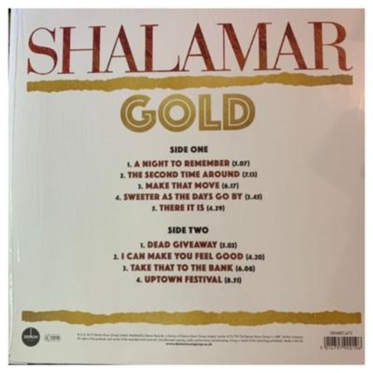 HITWAY MUSIC - SHALAMAR - GOLD GREATEST HITS - VINILO HITWAY MUSIC