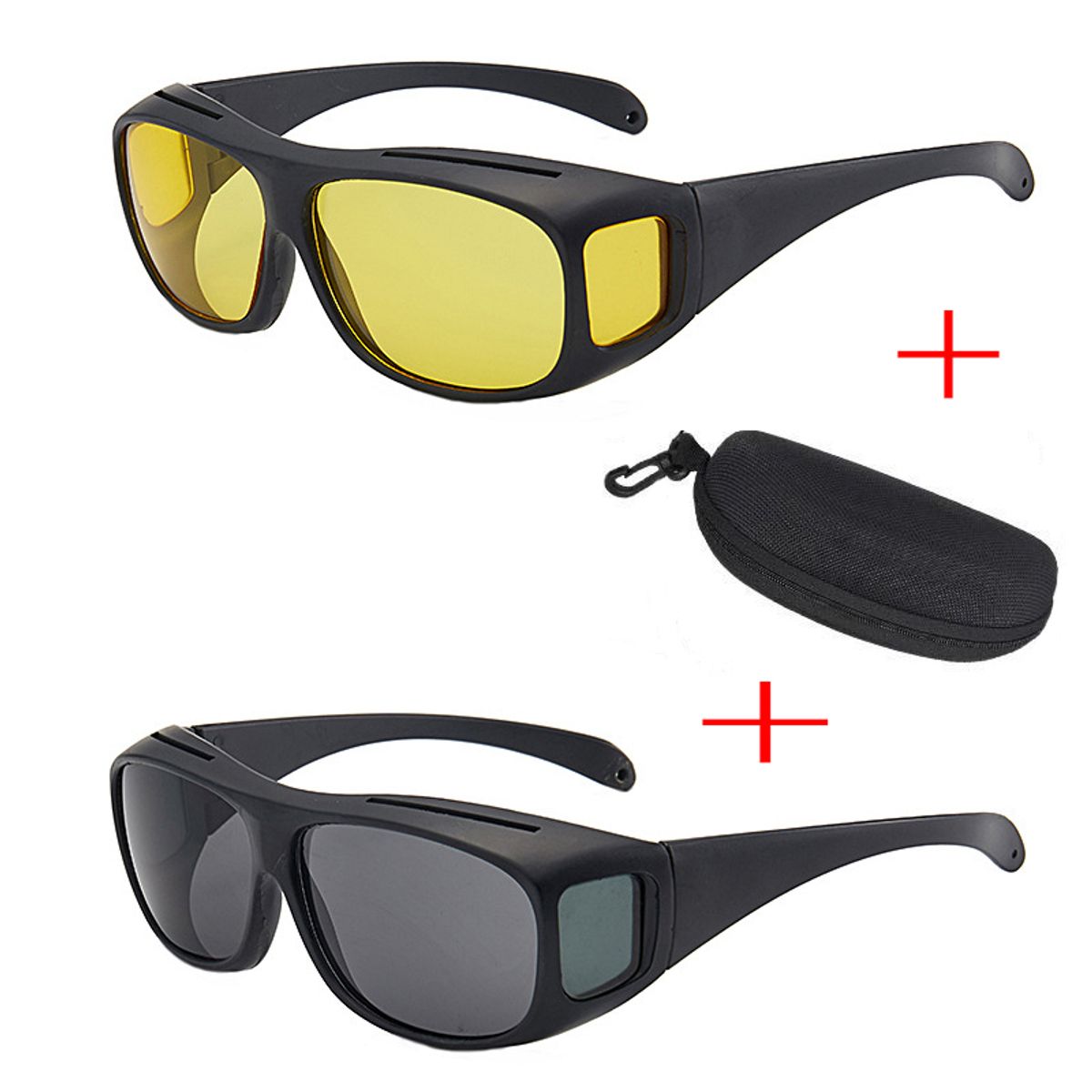 KUANGYE - Pack Gafas Vision Nocturna Para Conducir