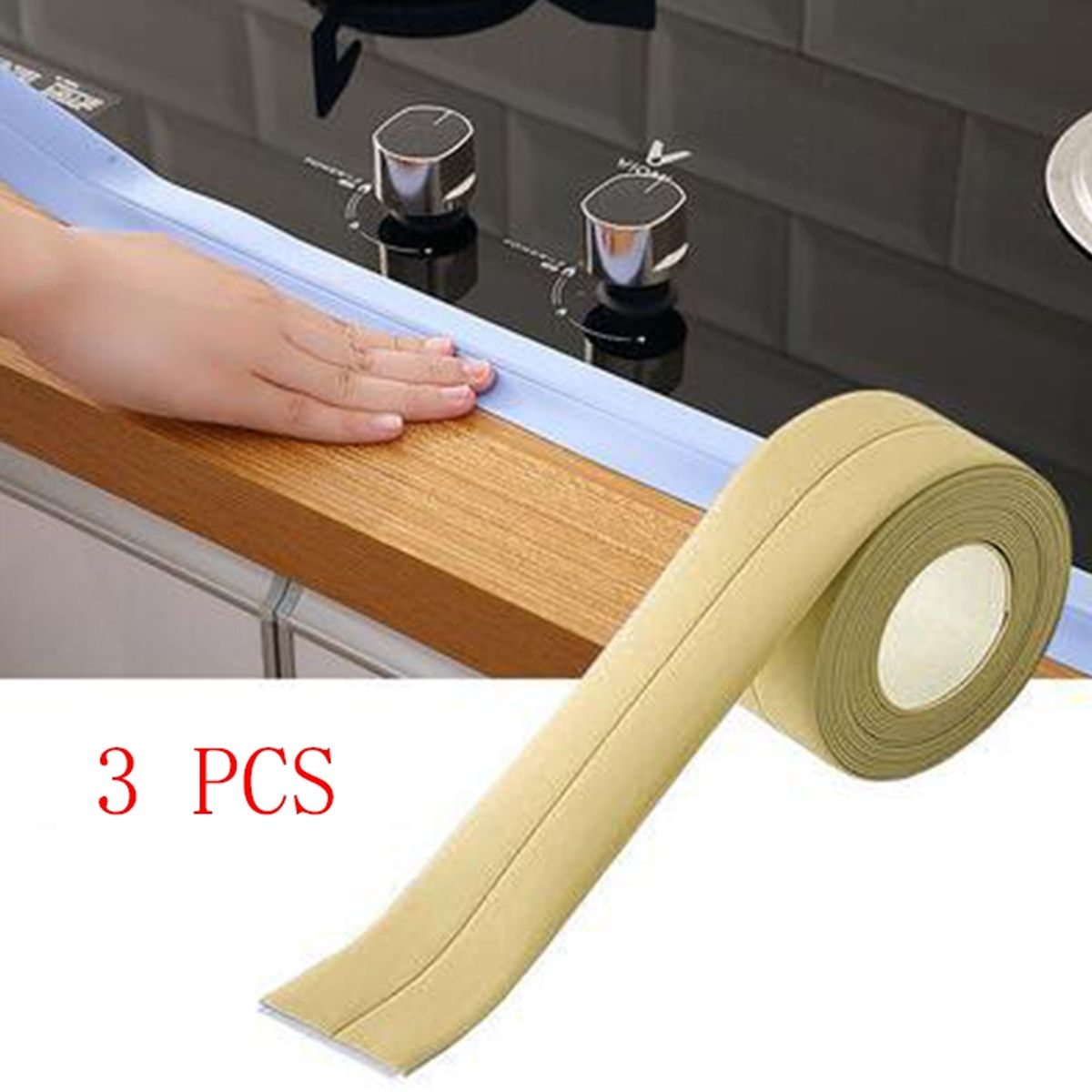 KUANGYE - Tira De Sellado De Baño Ducha Lavabo Bañera Calafateo Cinta