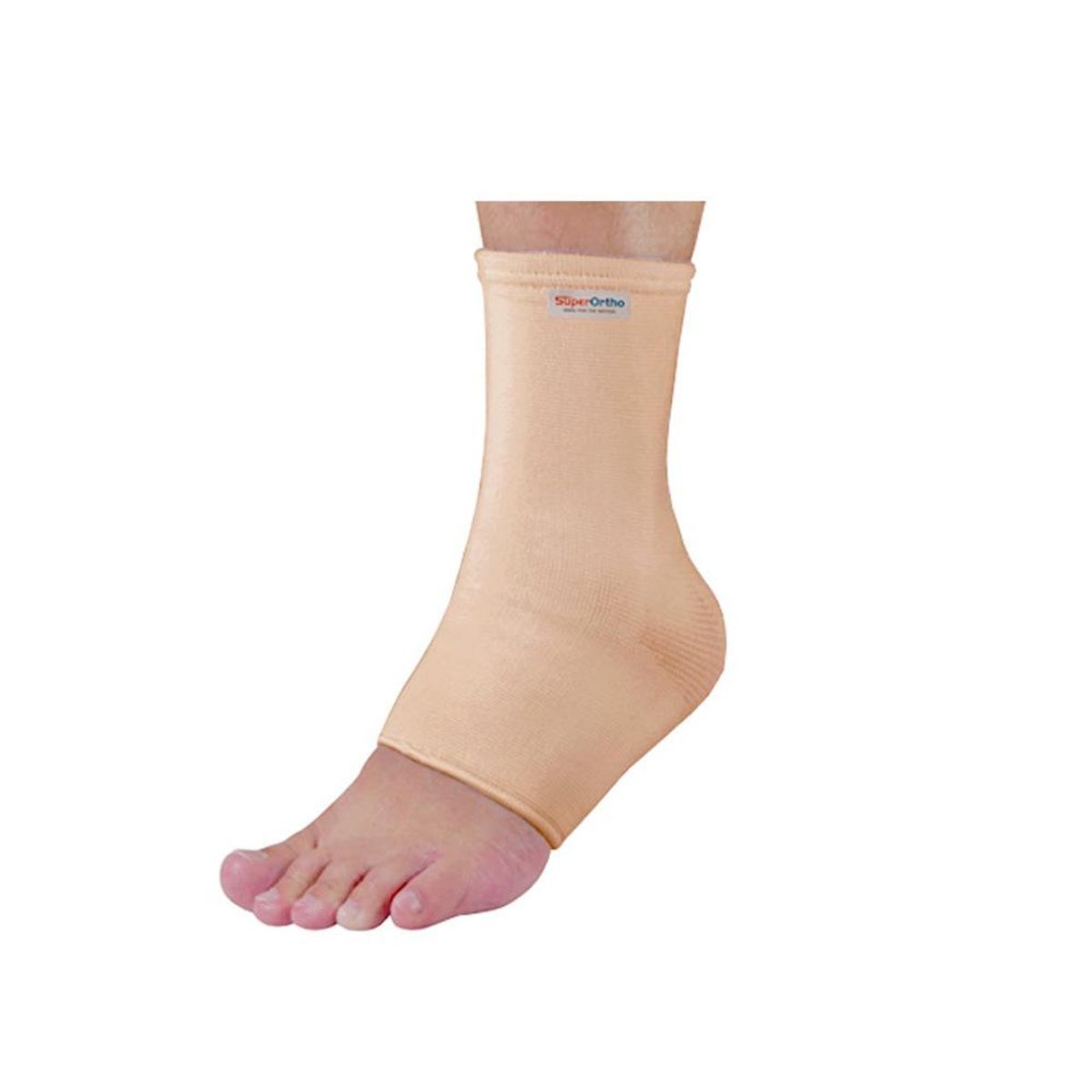 SUPER ORTHO - Tobillera Elástica Beige Talla M SUPER ORTHO