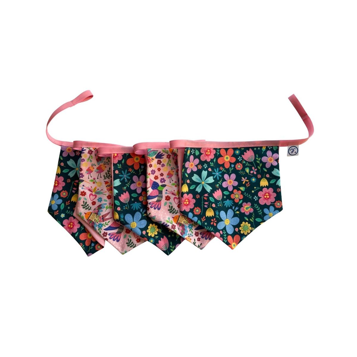 FLORENCIA Y SUS AVENTURAS - Banderines decorativos - Picaflores-Flores