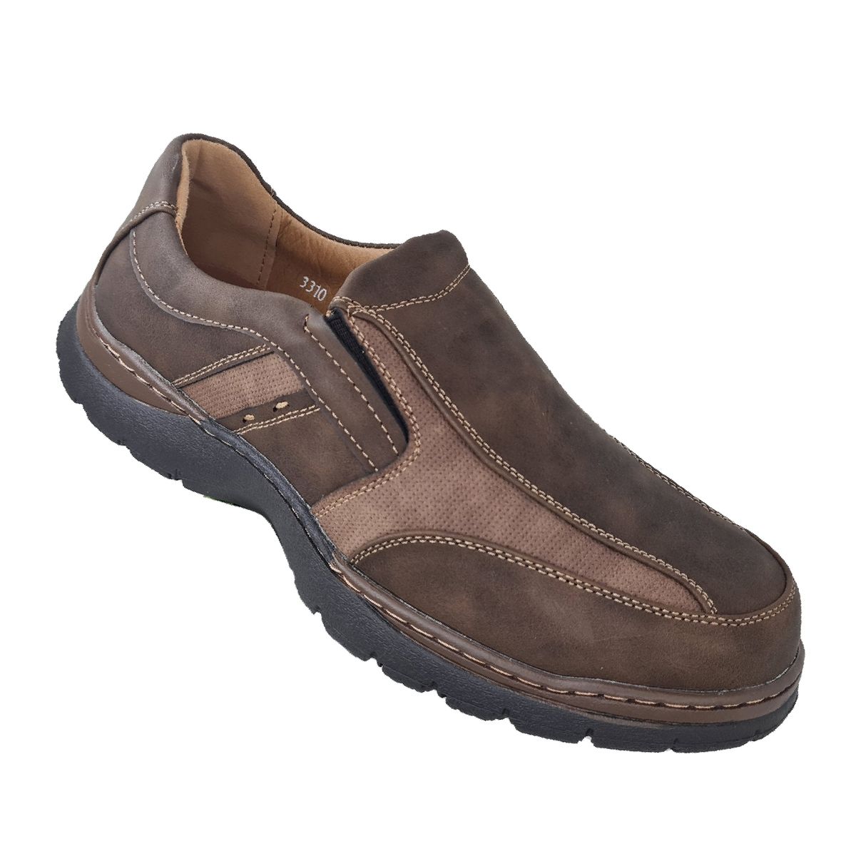 AGTA - Zapatos De Hombre Casual De Vestir Sin Cordon Marron - 3125