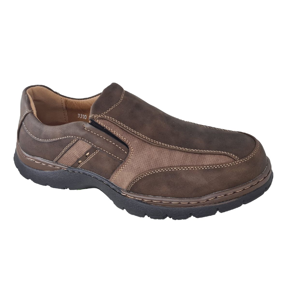 AGTA - Zapatos De Hombre Casual De Vestir Sin Cordon Marron - 3125