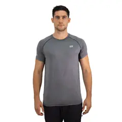 HARDWORK - Polera Dry Fit Hw Spx Manga Corta Hombre Carbon Grey