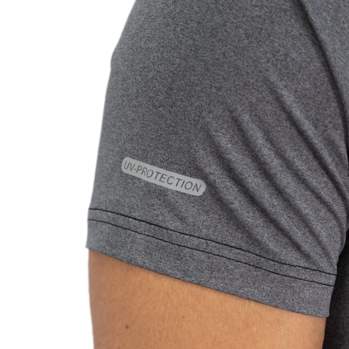 HARDWORK - Polera Dry Fit HW SPX Manga Corta Hombre Carbon Grey