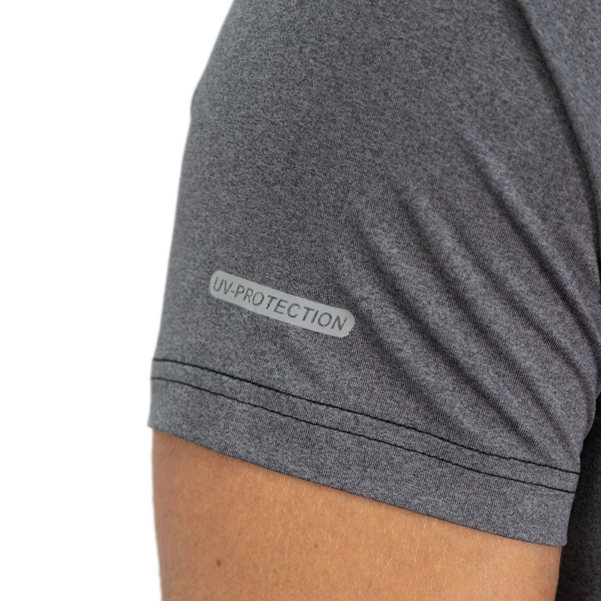 HARDWORK - Polera Dry Fit HW SPX Manga Corta Hombre Carbon Grey