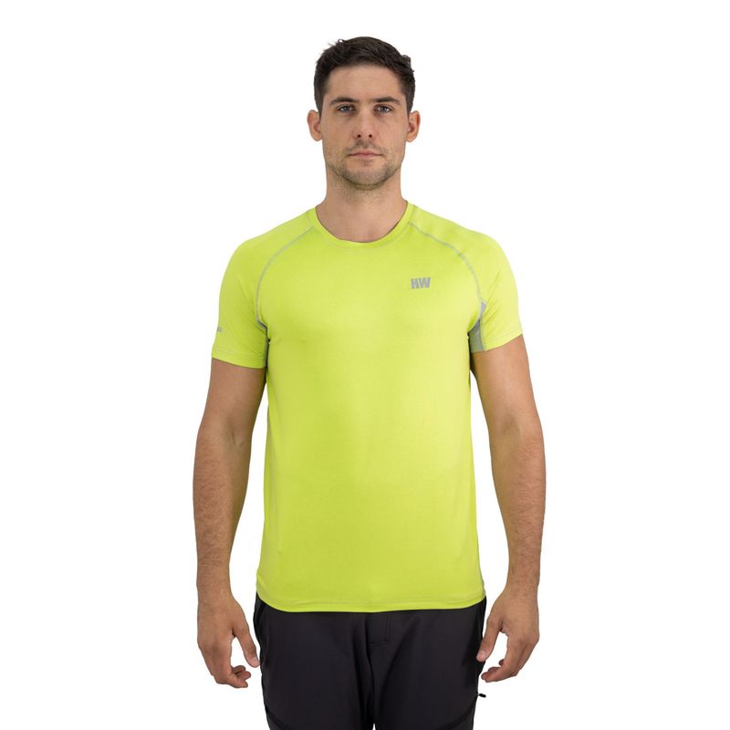 HARDWORK - Polera Dry Fit Hw Spx Manga Corta Hombre Lime