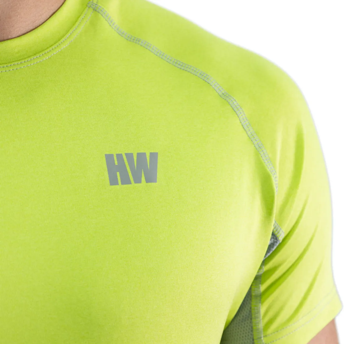 HARDWORK - Polera Dry Fit HW SPX Manga Corta Hombre Lime