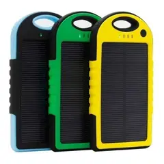 GENERICO - Cargador Bateria Solar Portatil 20000 Mah Impermeable