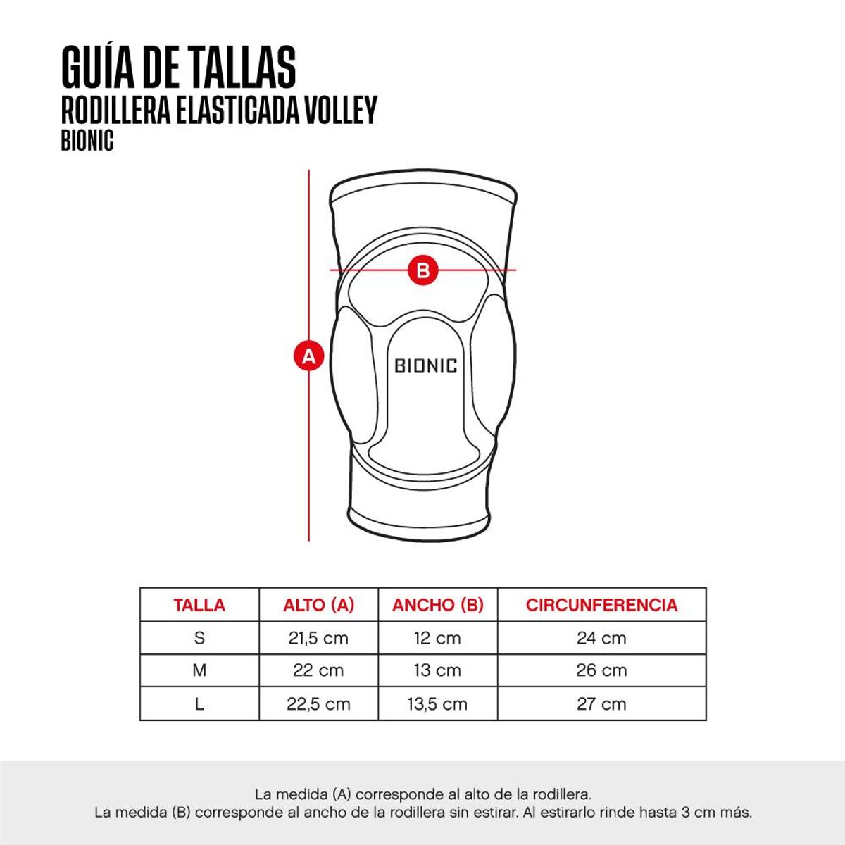 BIONIC - RODILLERA PROTECTORA BIONIC VOLLEY AZUL S