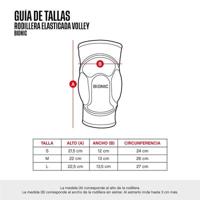 Imagen 2 del producto RODILLERA PROTECTORA VOLLEY NEGRO S