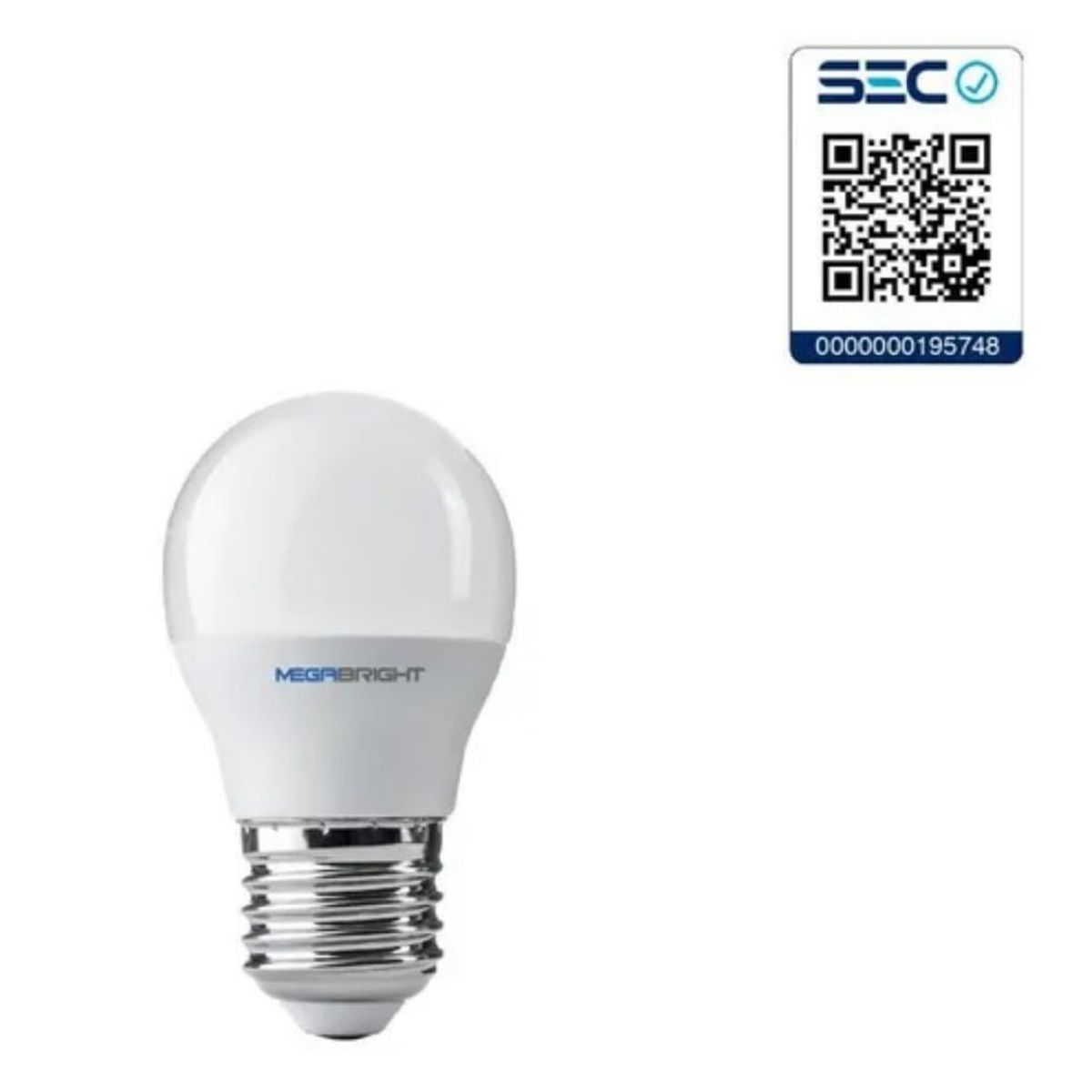 MEGABRIGHT - Ampolleta Led Mini Bola G45 E27 5w Luz Cálida Pack 10 Und