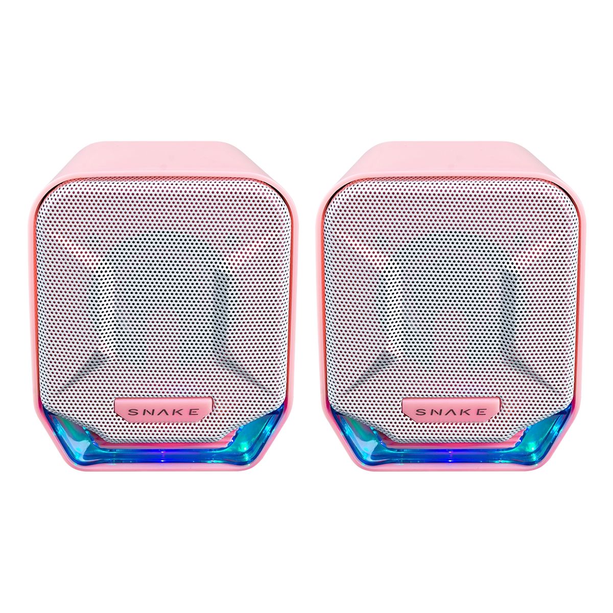 SNAKE GAMER - Parlantes Snake Gamer Najash Pinkker NJ320 RGB USB AUX