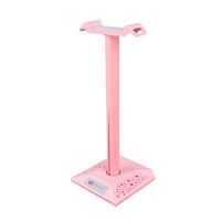 Soporte para Audífonos Najash Pinkker NJ395 RGB USB - Rosa