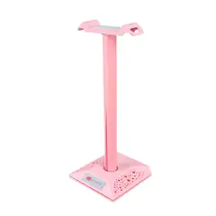 SNAKE GAMER - Soporte para Audífonos Najash Pinkker NJ395 RGB USB - Rosa