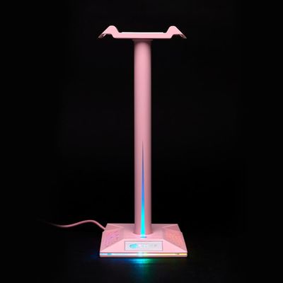 Imagen 2 del producto Soporte para Audífonos Najash Pinkker NJ395 RGB USB - Rosa