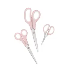 AMERICAN CRAFTS - We R Memory Keepers Craft Scissors 3Pkg-Pink