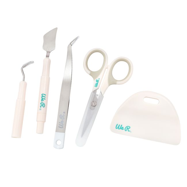 AMERICAN CRAFTS - KIT DE HERRAMIENTAS TIJERAS DE PRECISIÓN PLEGADOR PICADORA