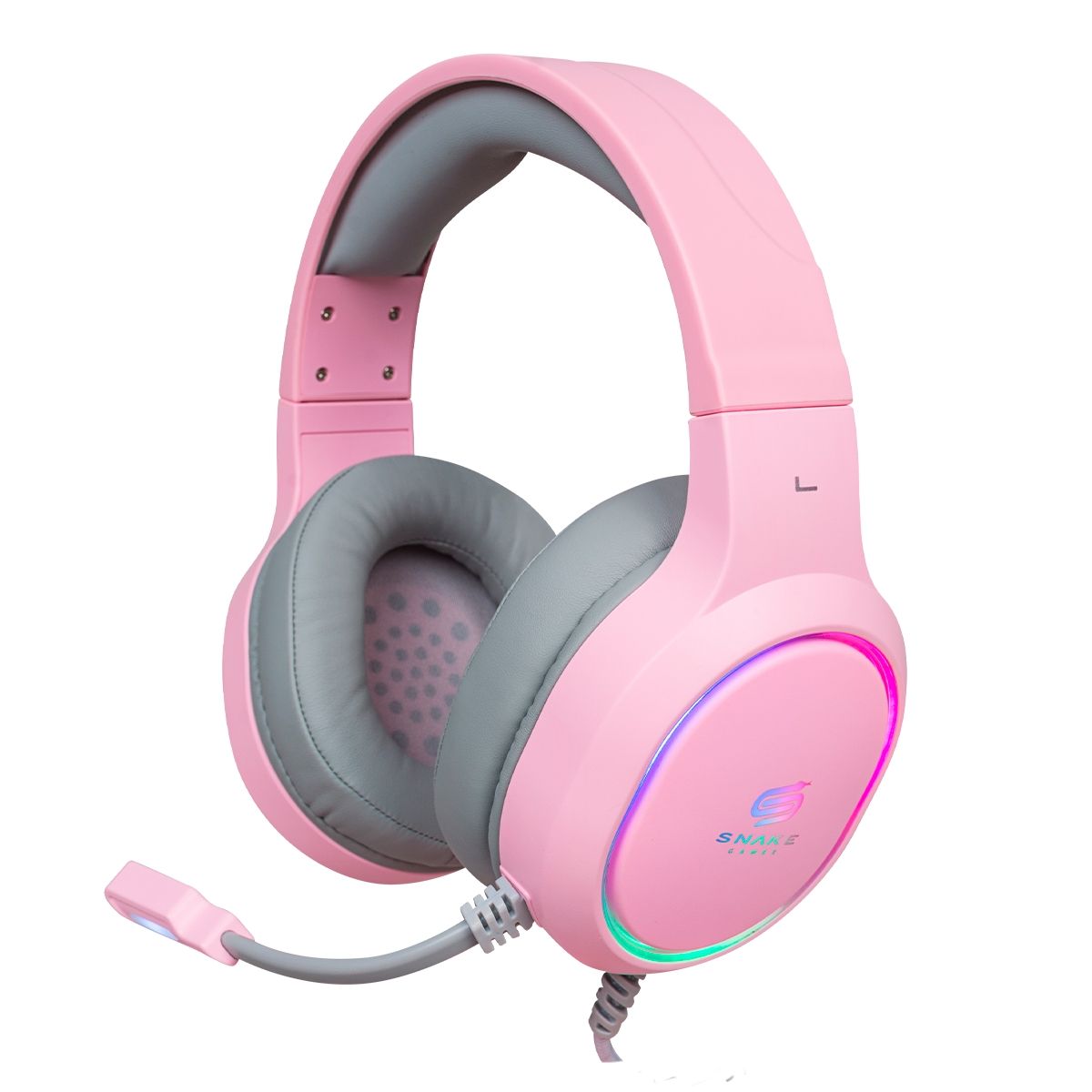 SNAKE GAMER - Audífono Snake Gamer Najash Pinkker NJ340 Rosa Multiplataforma